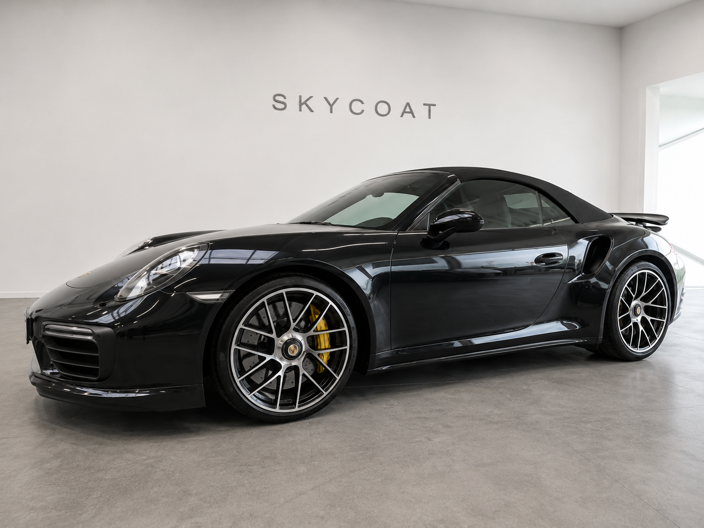 Porsche 911 Turbo Cabrio, polijsten & ceramic coating